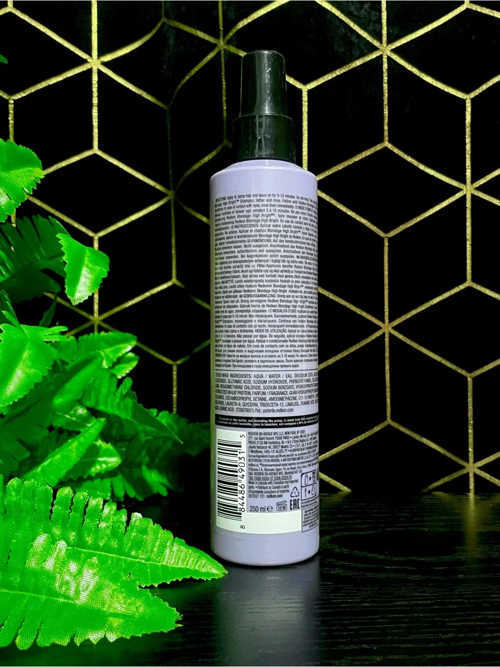 Redken Blondage High Bright Treatment Spray - Lavender